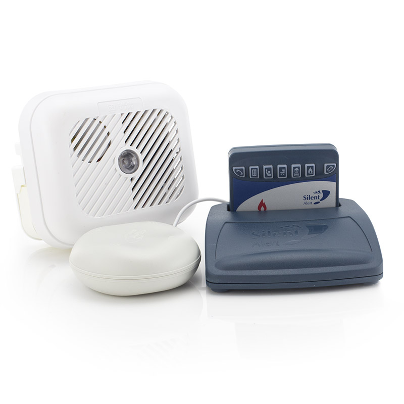 Silent Alert SA3000 Hard of Hearing Smoke Alarm Pack Sports Supports Mobility Healthcare